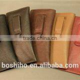 Customized Design Premium Leather Eyeglass /Personlized Glasses Case With CLIP thumbnail-1