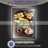 Advertising Product Acrylic Led Light Box Crystal Solar Led Display