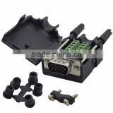 3+6 VGA DB15 Male Connector With Backside Screw Connection thumbnail-1