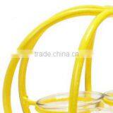 Yellow Iron Wire Pumpkin Candle Holder,metal Candle Lantern thumbnail-4