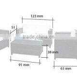 VIETNAM PE RATTAN OURDOOR GARDEN FURNITURE SOFA SET thumbnail-3