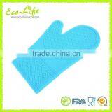 BPA Free Amazon Hot Selling Hand Protect Kitchen Silicone Oven Mitts BBQ Gloves thumbnail-6