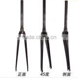 Full Carbon Fiber 700C Tapered Road Fork UD Weave Steer Tube 1-1/2"