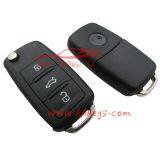 VW Remote Key Flip Key Shell 3 Button VW Key(with Screw, Words on the Side) thumbnail-5