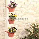 Set of 3 Plastic Hanging Wall Garden Flower Pot thumbnail-1