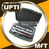 Taiwan Made High Quality Professional 19pcs 1/2" Dr. Socket Set Socket Wrench Set Hand Tool Set thumbnail-1