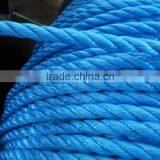 Blue Color 3 Strands Twisted Polypropylene Raffia Rope thumbnail-1