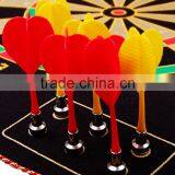 Rolling Safety Magnetic Dartboard Sets of 6pcs Reversible Dart Flights for Leisure Sports thumbnail-4