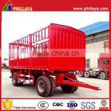 Drawbar Towing Small Box Steel Cage Trailer For Tractor thumbnail-1