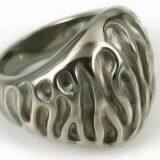 Titanium Steel Compasses Skull Ring For Boyfriend Jewelry thumbnail-2