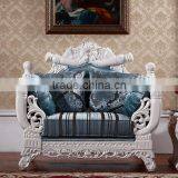 New Design Solid Wood Living Room Furniture Fabric Sofa Set thumbnail-2