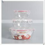 3 Pieces Plastic Lunch Box Meal Prep Food Container thumbnail-1