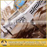 Classic Marble Top Metal Tea Table Coffee Table Set thumbnail-6