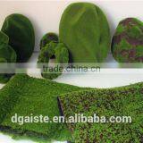 Indoor Decoration Flocking Moss Rock Shape Wall Moss Panel Backdrop thumbnail-1
