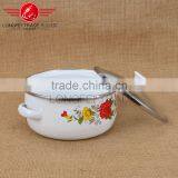 110DG Useful Yiwu Wholesale 3pcs Steel Enamel Casserole thumbnail-4