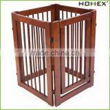 Wood Strong Pet Gate Portable Dog Fence Homex_BSCI Factory