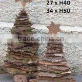 Natural Wooden Hanging Christmas Ornaments Decoration thumbnail-3