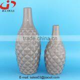 2016 Home Decor Pineapple Surface Grey Ceramic Tall Vase thumbnail-3