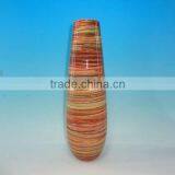 NEWEST BIG CERAMIC STRIPE VASE thumbnail-1