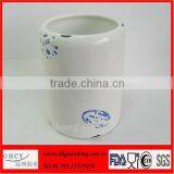 New Postmark Printing Ceramic Cylinder Vase thumbnail-1
