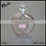 100ml Cosmetic Best Sale Round Glass Perfume Bottle Fragrance Perfume Empty Glass Bottle With Silver Metal Spray China Suppliers thumbnail-1