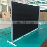 3x1.8M Folding Screen Patio Privacy Divider Black Side Retractable Awning