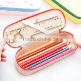 Low Price Full Color PU Small Leaves Pencil Case Pencil Pouch Pencil Bag thumbnail-5