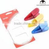 MC-8568 3 PC Colorful Refrigerator Magnet Clips With Comfort Grip Handle thumbnail-3