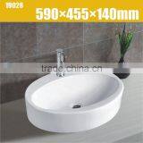 Wash Basin Sink Oval Countertop Basin thumbnail-1