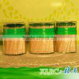 Transparent Plastic Jar Mint Bamboo Toothpicks thumbnail-2
