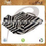 12 OZ Natural Canvas Tote Bag With Over All Zebra Prints & With Rope Handle thumbnail-6