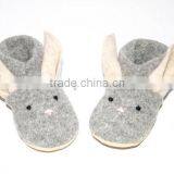 Best Selling Handmade Eco-friendly Rat Face Felt Slippers