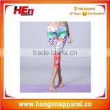 HongEn Apparel sublimation prnt colorful Leggings & Yoga Pants for women