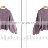 Fashion Woman Woolen Knitted Sweater Designs for Ladies thumbnail-1