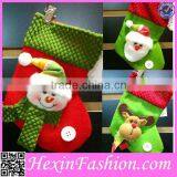 2014 New Style Best Selling Santa Snowman Christmas Stockings thumbnail-1