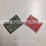 2017 Hjgh Quality Satin Damask Woven Labels for Clothing thumbnail-2