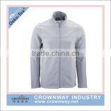 Wholesale Mens Grey Breathable Softshell Winter Jacket With Custom Logo