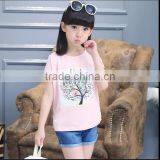 Beautiful Girl T-shirt Latest Fashion Long Top Design New Products 2016 thumbnail-5