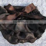 New Design Children Ruffle Bloomers Knit Ruffle Diaper Cover Baby Bloomers thumbnail-2