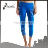 Multicolor Yoga Capri Pants thumbnail-3