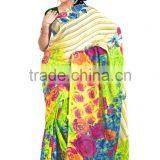 Digital Flower Printed Saree Looking Amazing thumbnail-3