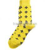 Comfortable Yellow Cotton Women Socks thumbnail-1