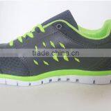 EVA Insole Black Good Supplier Slip Resistant Shoes Men With Green Decoration thumbnail-2