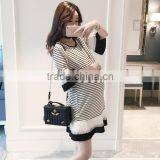 Zm31132a 2016 Wholesale Women Dresses Fashion Stripe Maternity Clothes thumbnail-2