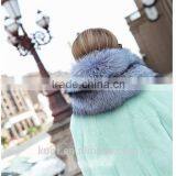 2016 Sliver Fox Fur Whole Skin Luxury Wedding Genuine Real Whole Skin Fox Fur Neck Ring Shawls Winter Women Fur Scarves Pashmina thumbnail-2