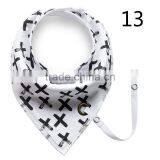 S17218A High Quality Fashion Thick Flannel Cartoon Infant Cotton Bandana Dribble Bibs thumbnail-4