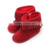 Wholesale Cute Fashion Baby Tassels Kids Snow Walking Shoe thumbnail-3
