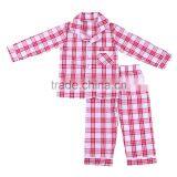 2017 New Arrival Boys Baby Kids Girls Toddler Pajamas Gingham Seersucker Family Christmas Pajamas thumbnail-2
