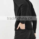 Women Fashionable Wearing Black Distressed High Waisted Denim Shorts thumbnail-3