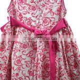 New Model Casual Sleeveless A-line Formal Party Bow Kids Dress thumbnail-5